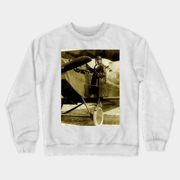 Bessie Coleman 2 Crewneck Sweatshirt by truthtopower